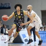 Ryan Muhr (en noir) fait partie des joueurs qui ne porteront plus le maillot du BBC Monthey-Chablais la saison prochaine.